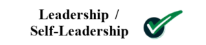 Leadership Self Leadership